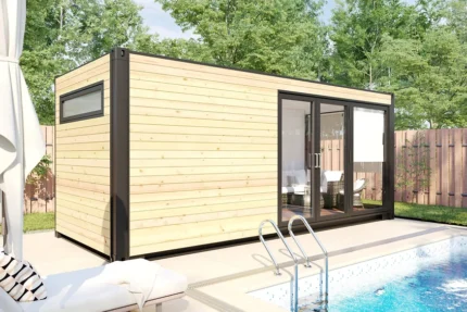 Conteneur d'expedition Sauna Cabin V6